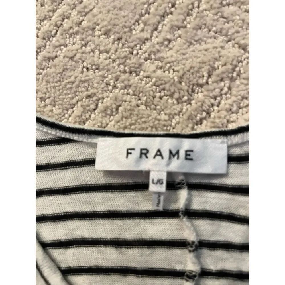 FRAME Linen Striped Tank Top - Picture 4 of 4
